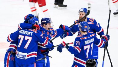 Фото - СКА забросил шесть шайб «Адмиралу» в матче КХЛ