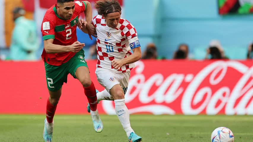 Фото - Сборные Хорватии и Марокко вничью сыграли в матче чемпионата мира-2022